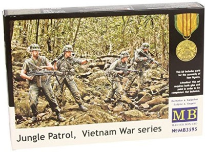 

Master Box Models "Jungle Patrol"Vietnam War Series 4Set (1/35 Scale)(Multicolor)
