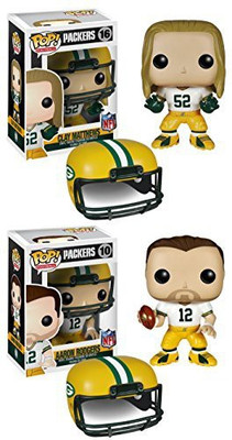 

NFL Green Bay Packers Funko Pop Vinyl Rodgers & Matthews Set(Multicolor)