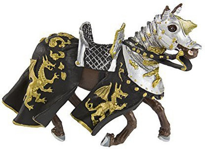 

Safari Ltd Horse With Black & Gold Robe(Multicolor)
