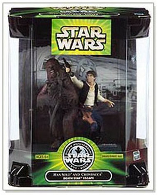

Star Wars 25Th Anniversary Han Solo & Chewbacca Death Star Escape(Multicolor)