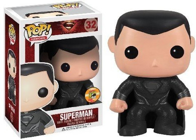 

Funko Pop Man Of Steel Superman (Black Suit Sdcc 2013 Exclusive)(Multicolor)