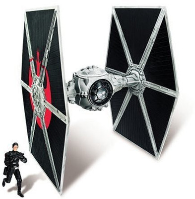 

Hasbro Star Wars Ecliptic Evader Droid Series Pirate Version Tie Fighter with Hobbie Klivian Action Figure(Multicolor)