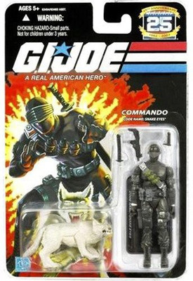 Hasbro Snake Eyes (V2) & Timber Gi Joe 25Th Anniversary(Multicolor)