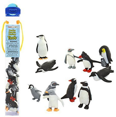 

Safari Ltd Penguin TOOB With 11 Fun and Flightless Figurines, Including a Gentoo(Multicolor)