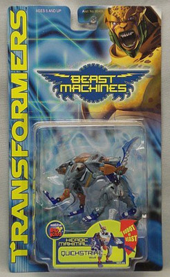 

Beast Machines Transformers Quickstrike Wolf(Multicolor)