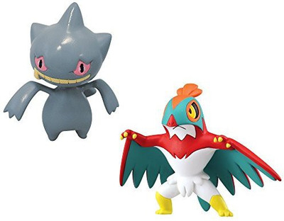 

Tomy Pokmon 2 Pack Small Shawlucha And Banette(Multicolor)