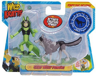 

Wicked Cool Toys Wild Krattsanimal Power Setgray Wolf Power(Multicolor)