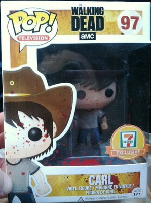 

Funko Pop 711 Exclusive The Walking Dead 97 Carl Grimes Blood(Multicolor)