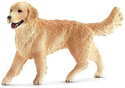 

Schleich Female Golden Retriever Toy Figure(Multicolor)