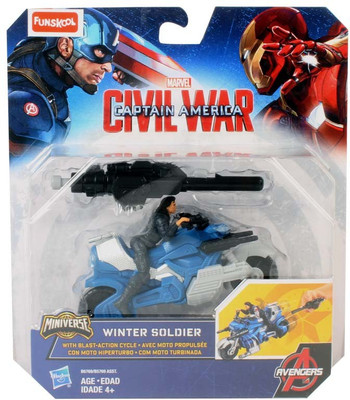 

Funskool Captain America 2.5" Combat Racers Asst Winter Soldier(Multicolor)