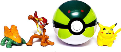 

SRVSOFT Pokeball- park and 3 random pokemon(Multicolor)