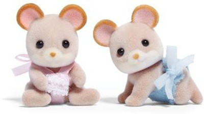 

Calico Critters Norwood Mouse Twins(Multicolor)