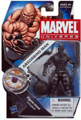 

Hasbro Marvel Universe 3 3/4 Inch Series 16 Action Figure #24 Absorbing Man Dark Metallic Version(Multicolor)