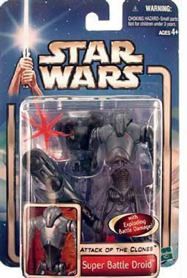 Star Wars Episode 2 Super Battle Droid With Backdrop(Grey)