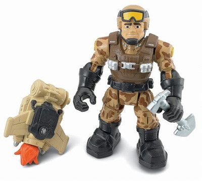 

Fisher-Price Hero World Rescue Heroes Perry Trooper(Multicolor)