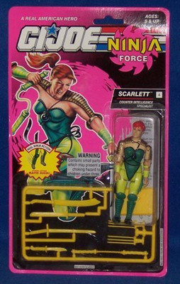 

G.I. Joe Ninja Force Scarlett(Multicolor)