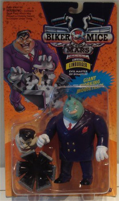 

Galoob Biker Mice From Mars Lawrence Limburger With Giant Working(Multicolor)