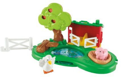 

Fisher-Price Little People Farm Pond and Pig Pen Playset(Multicolor)