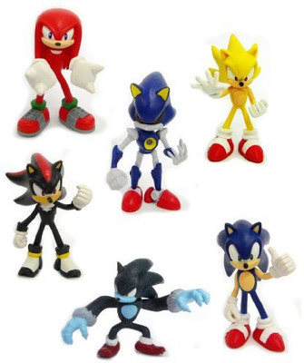 

Sonic The Hedgehog Buildable Set Of 6(Multicolor)