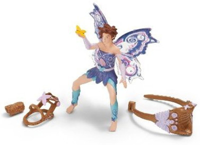 

Schleich Elf Riding Set With Limeya Figurine(Multicolor)
