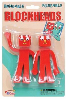 

NJ Croce Gum Blockheads G & J Bendable Pair(Red)