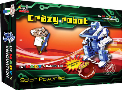 

Matrix Educare Pvt Ltd Crazy Robot(White, Blue)