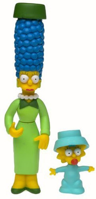

Playmates Toys The Simpsons Series 10 Sunday Best Marge And Maggie(Multicolor)