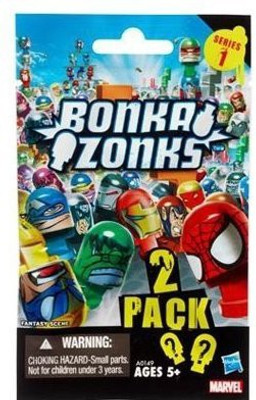 

Marvel Universe Bonkazonks Series 1 Blind Bag ( 2 Random Spinners(Multicolor)