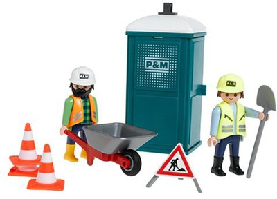 

Playmobil Portable Bathroom With Crew(Multicolor)