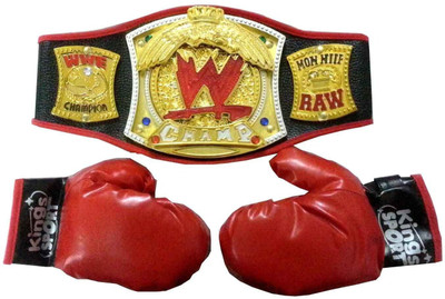 

Gift World WWE Championship Belt With Boxing Gloves(Multicolor)