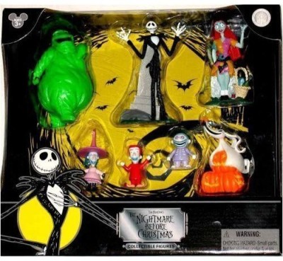 

Disney Nightmare Before Christmas Figurine Set From Walt World(Multicolor)