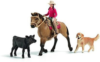 

Schleich Western Riding Play Set(Multicolor)