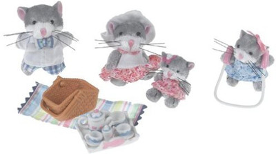

Wisconsin Toy Co. Furryville Family Moment The Catfields At Tea Time(Multicolor)