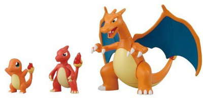 

Bandai Pokemon Evolution Plastic Modeling Kit Charmander(Multicolor)