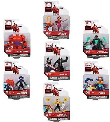 

Big Hero 6 Set 7 Characters Baymaxyokaigo Go Tomagohoney Lemonwasabi(Multicolor)