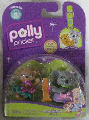 

Polly Pocket Pet Duets Sparklin Pets Koala Bear And Kitten(Multicolor)