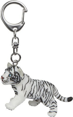

Men In Black Papo Key Ring White Tiger Cub Wild Animal Kingdom Kids(Multicolor)