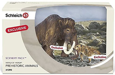 

Schleich Smilodon And Mammoth Scenery Pack(Multicolor)