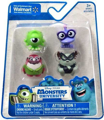 

Monsters University Disney / Pixar Exclusive 1 Inch Mini 4Pack Mike(Multicolor)