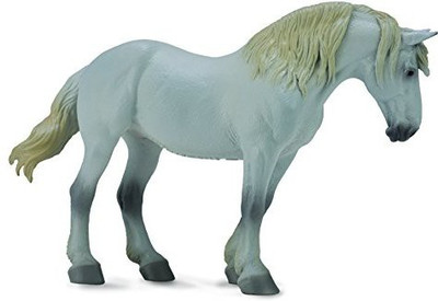 

Collecta Collect A Horse Life Grey Percheron Mare(White)