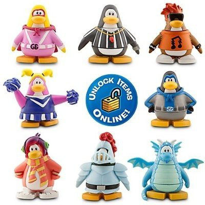 

Disney Club Penguin 8 Pack Assortment - 2'' Mix 'N Match Figures(Multicolor)
