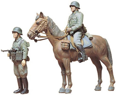 Tamiya 1/35 German Wehrmacht Mounted Infantry Set(Multicolor)