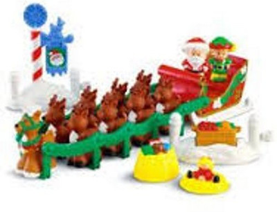 

Little People Fisher Price Night Before Christmas Play Set(Multicolor)