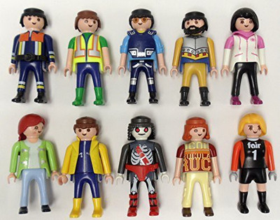 

Playmobil Set Of 10 Random 3"(Multicolor)