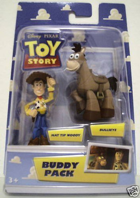 

Mattel Storybuddy Pack Hat Tip Woody & Bullseye 2 Inch High Mini(Multicolor)