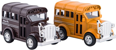 

Venus-Planet of toys Combo Pack Of 2 Pull Back Car Vintage With Led Lights Toys For Kid Of Age 3(Yellow)