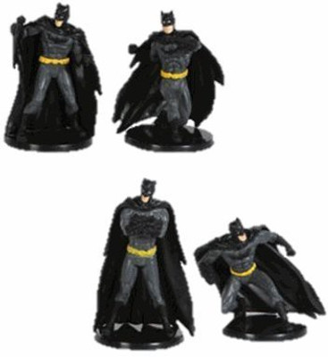

DC Comics Miniature Figurine/Cake Topper Set Includes 4 Batman(Blue)