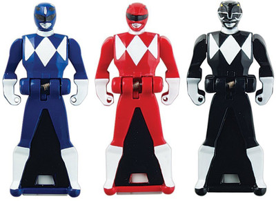 

Power Rangers Power Rangers Super Megaforce - Mighty Morphin Legendary Ranger Key Pack A, Red/Blue/Black(Black, Red, Blue)
