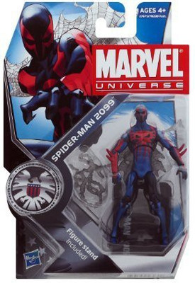 

Hasbro Marvel Universe 3 3/4 Inch Series 12 Action Figure SpiderMan 2099(Multicolor)