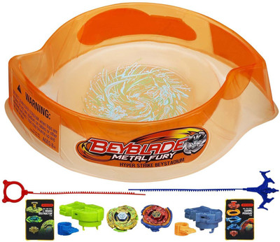 

Beyblade Metal Fury Hyperblades Hyper-Strike Battle Set(Multicolor)